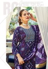 Khanak Vol 1 By Mystic 9 Rayon Embroidery Kurti With Bottom Dupatta Wholesalers In Delhi